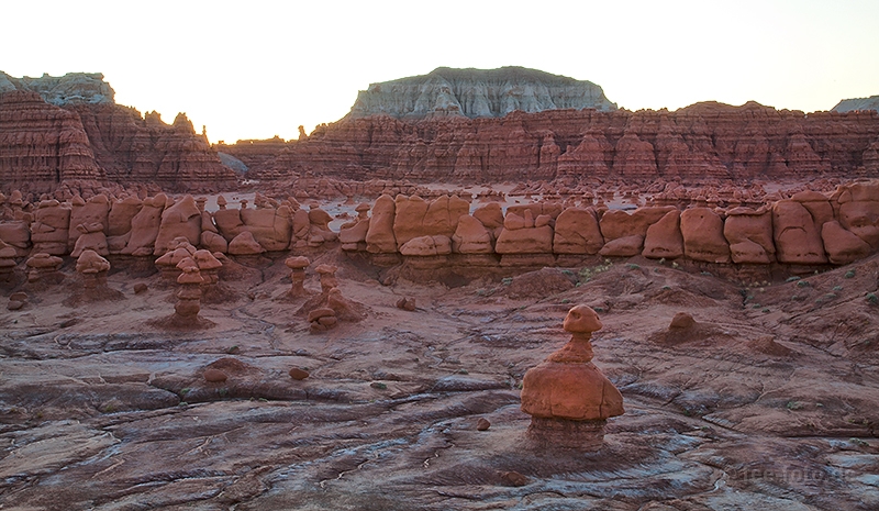 Blick ins Goblin Valley